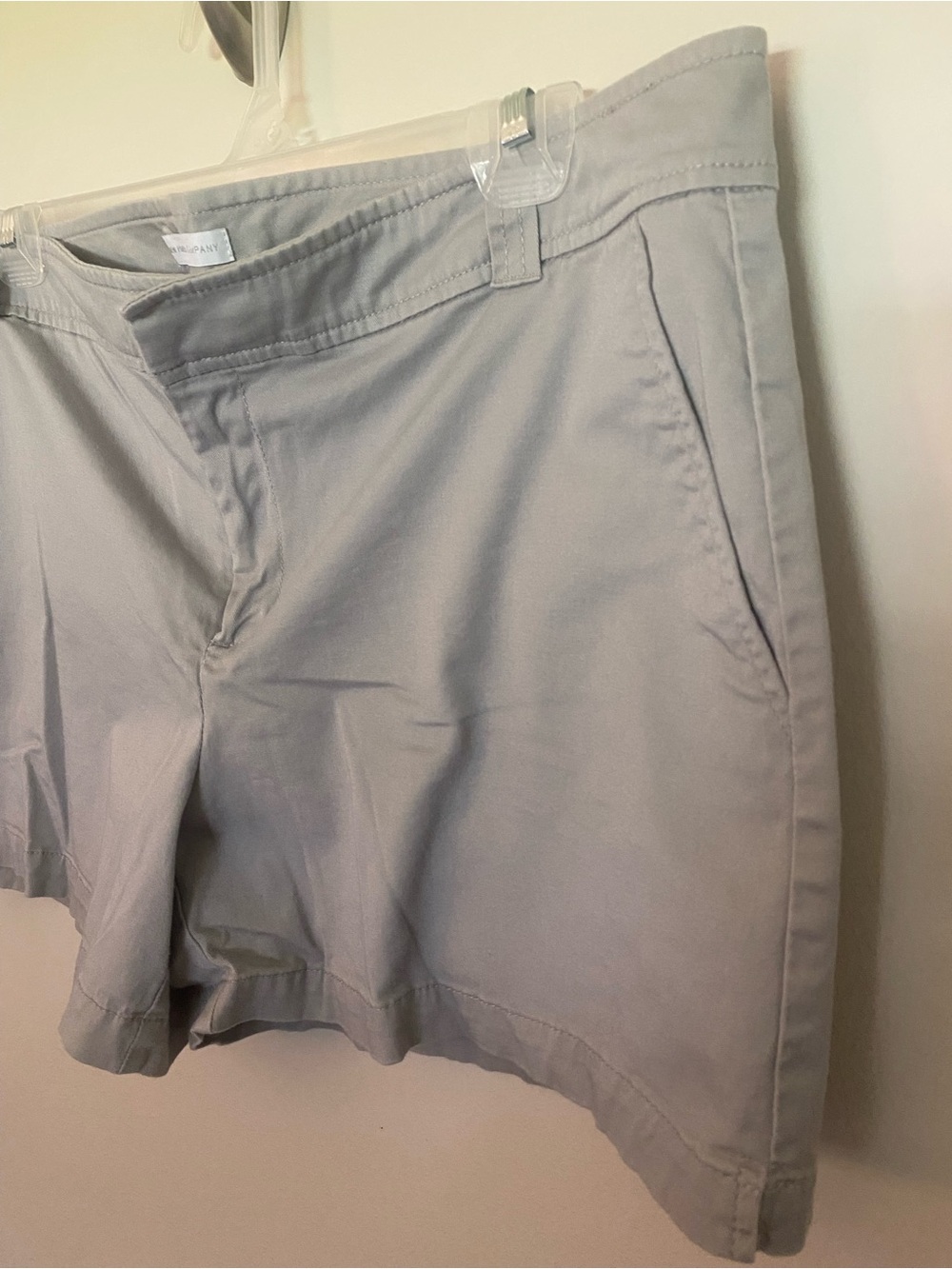 New York & Company Gray Women's Chino Bermuda Shorts - Picture 2 of 6